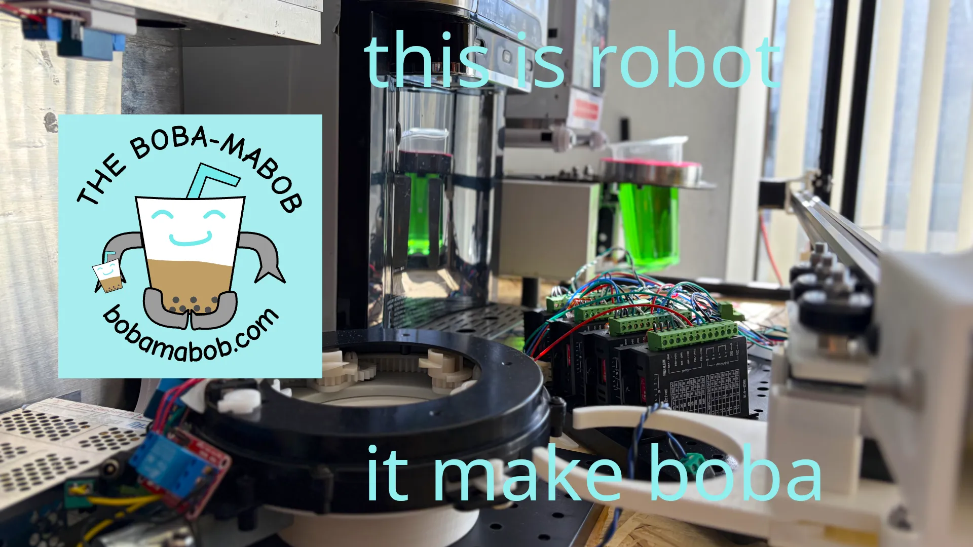BOBAMABOB - Boba Vending Machine Robot